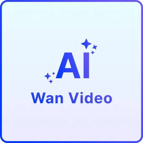Generate Videos with Wan V2.5, V2.2 480, 580, 720 Try for free.