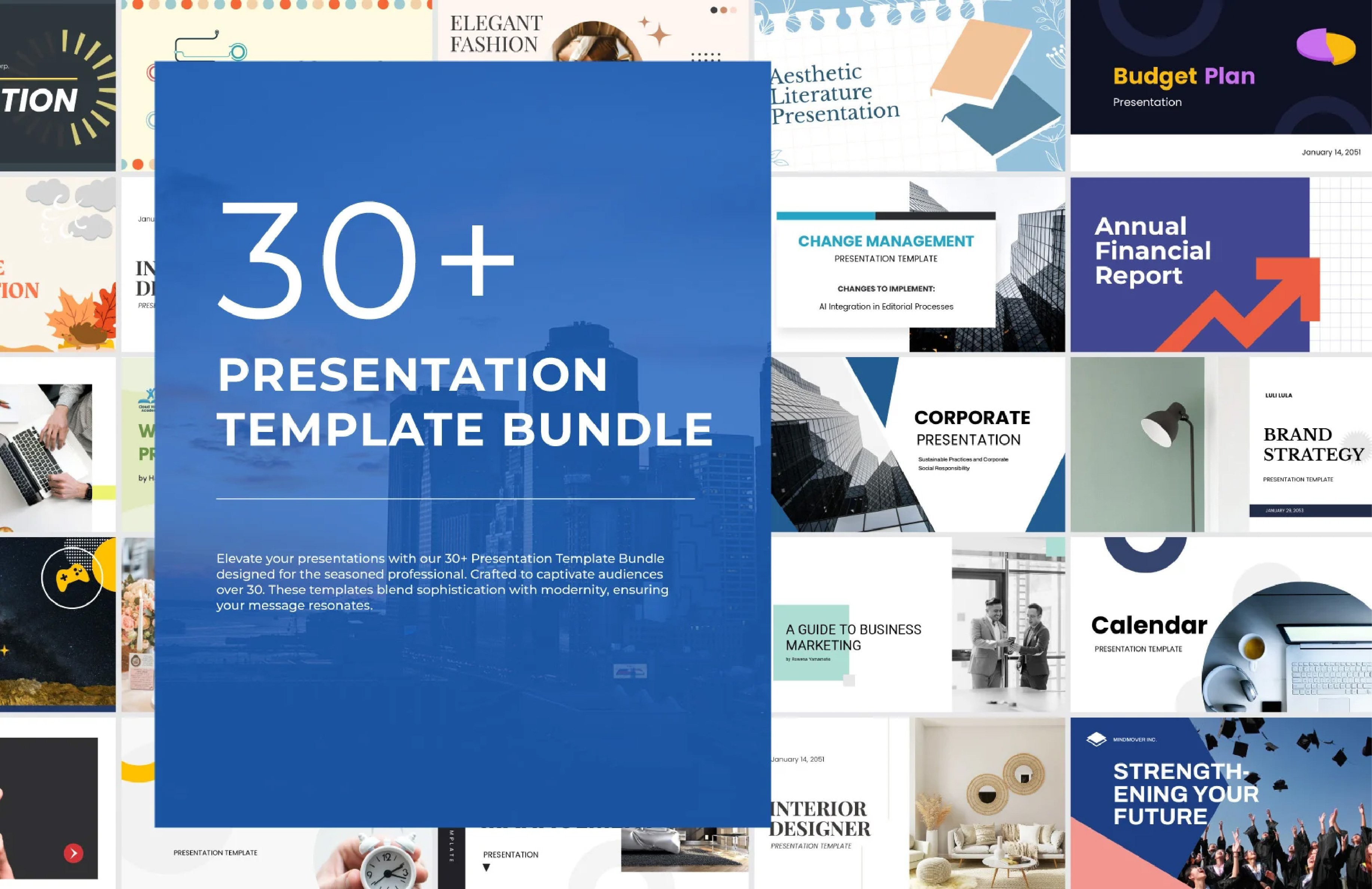30+ Presentation Template Bundle