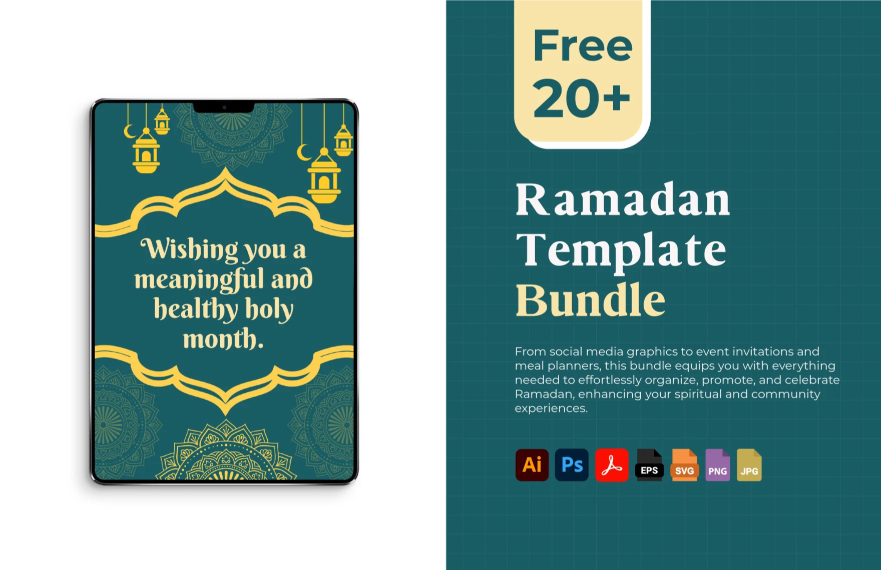 20+ Ramadan Template Bundle