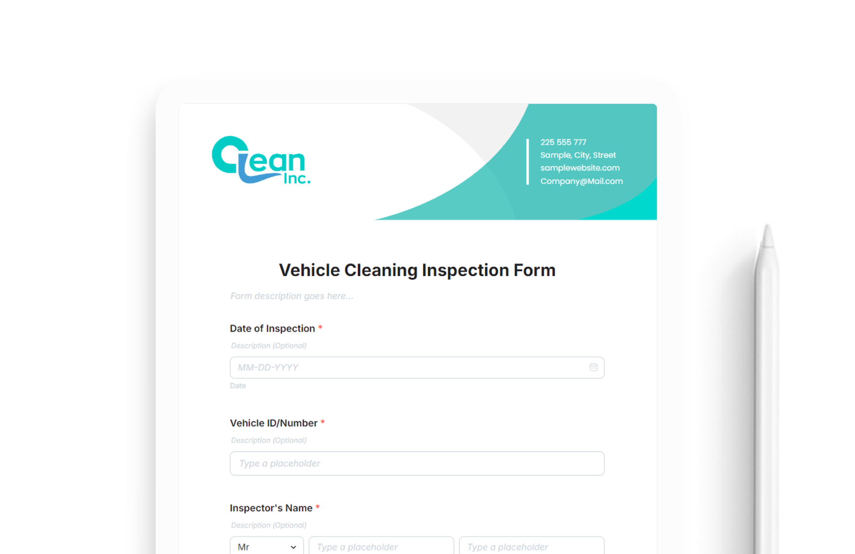 Inspection Forms 