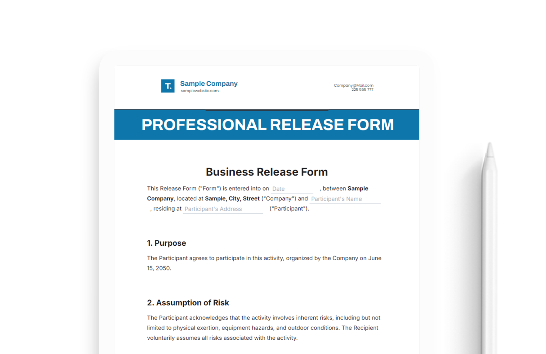 Release Forms