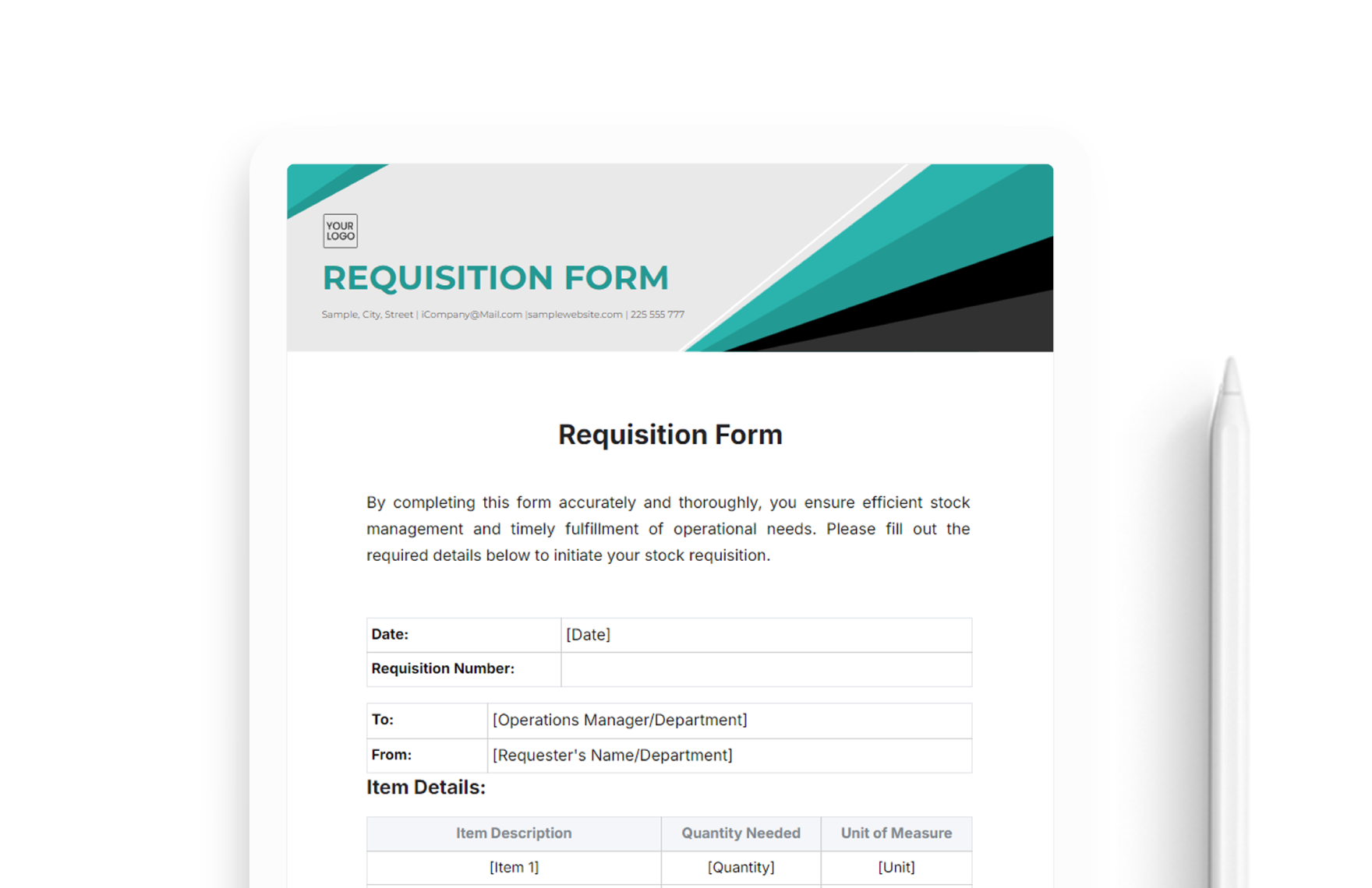 Requisition Forms