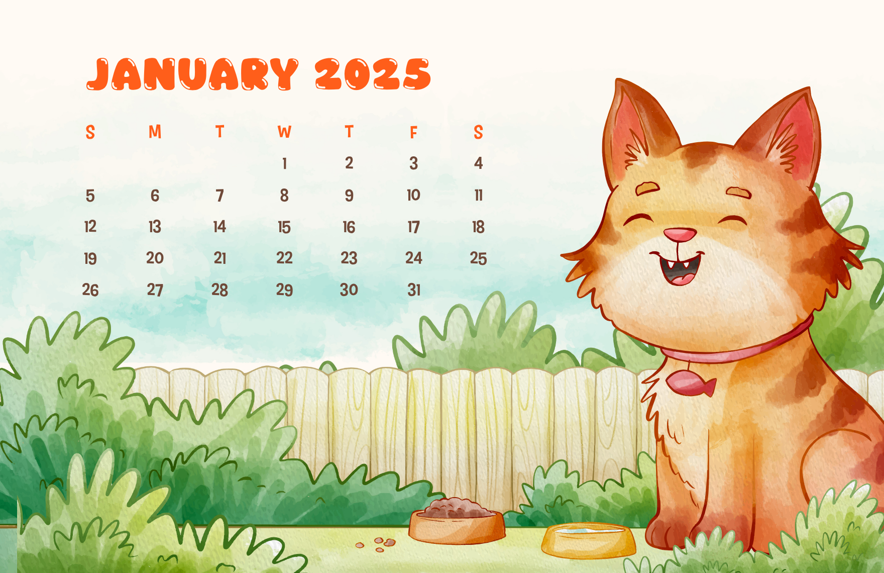 January 2025 Calendars