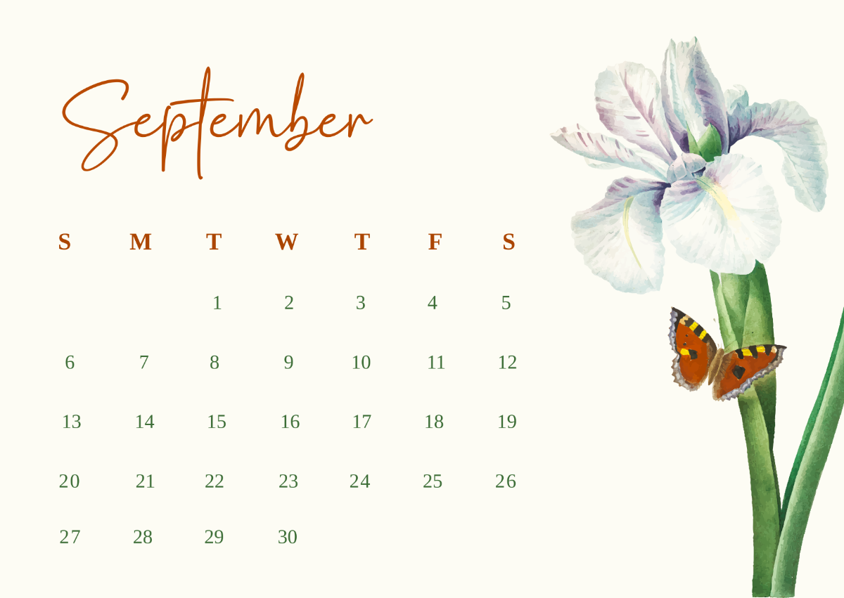 September 2025 Calendars Templates