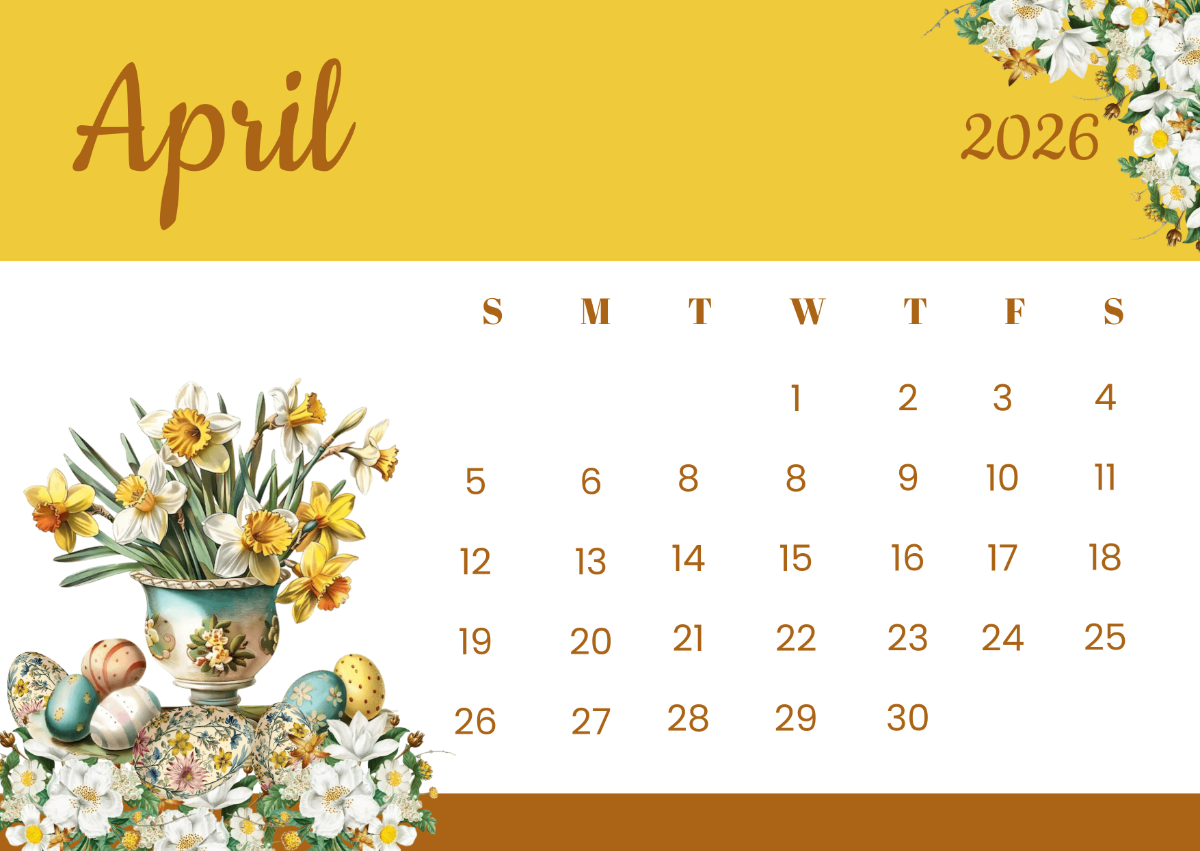 April Calendar Templates