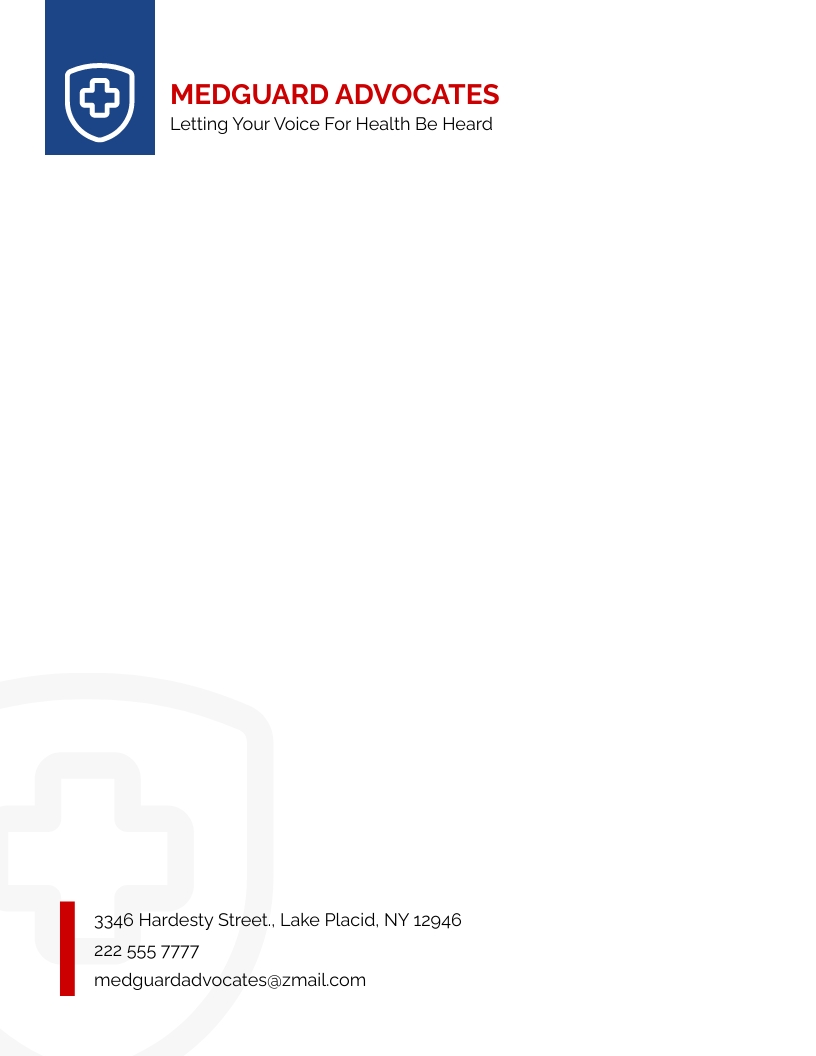 Advocate Health Care Letterhead Template - Download in Word, Google ...