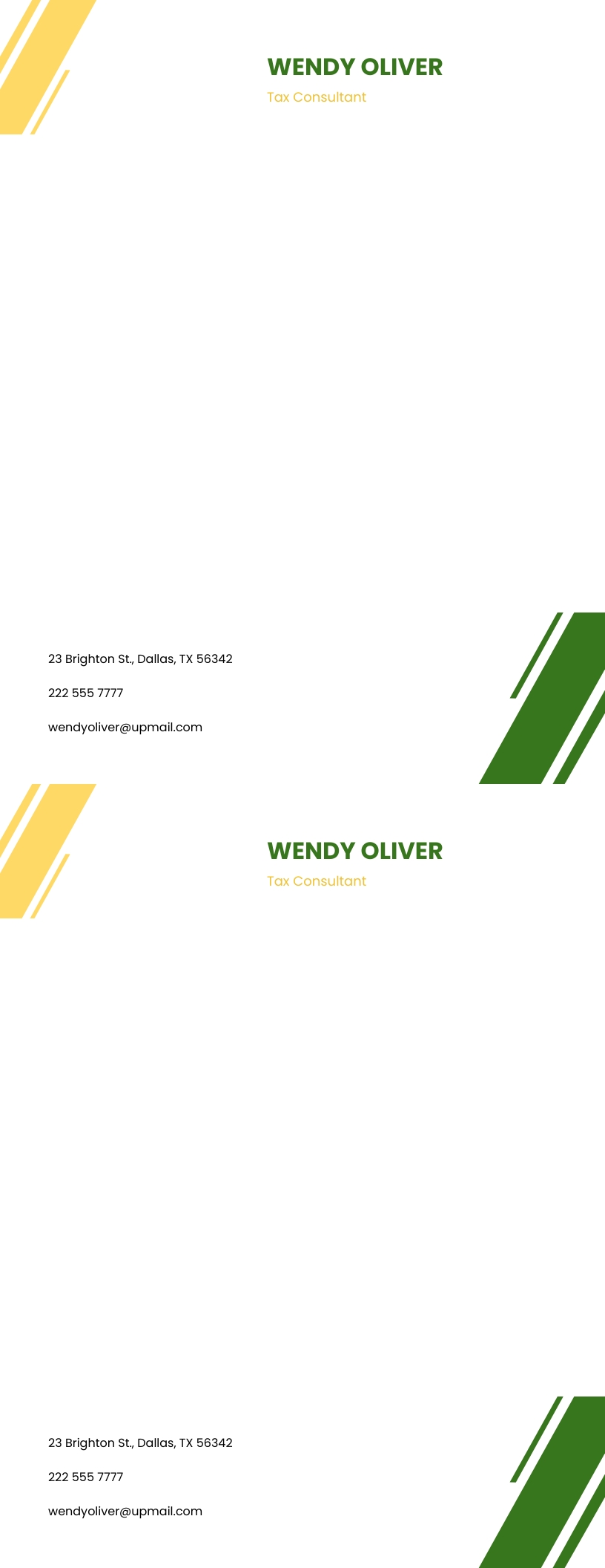 FREE Consultant Letterhead Template Download in Word, Google Docs