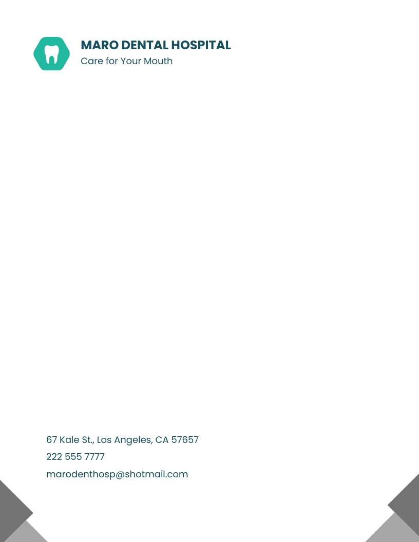 Sample Hospital Letterhead Template Download in Illustrator, PSD