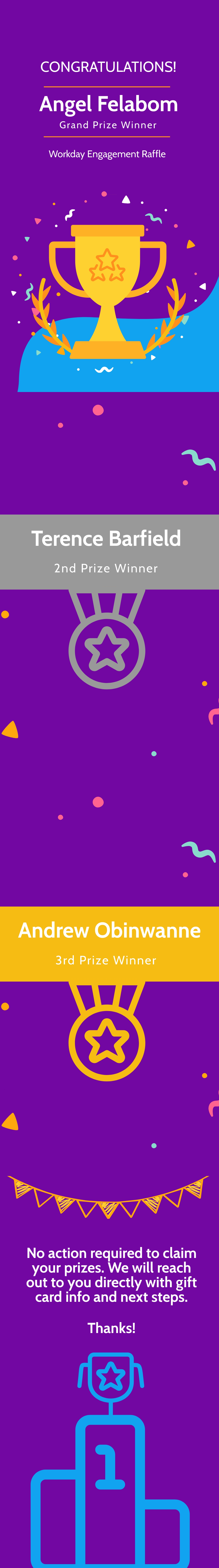 FREE Winner Announcement Template Download in Word, Google Docs