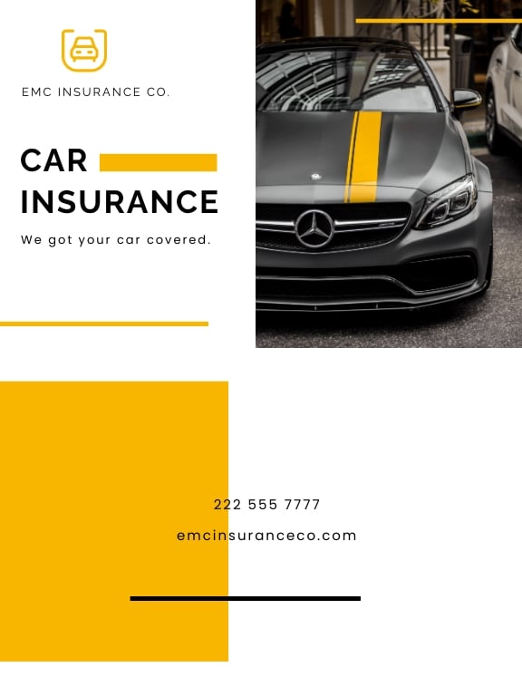 automotive insurance card template