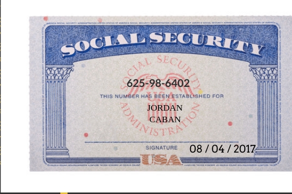 FREE Social Security Card Template - Download in Word, Google Docs ...