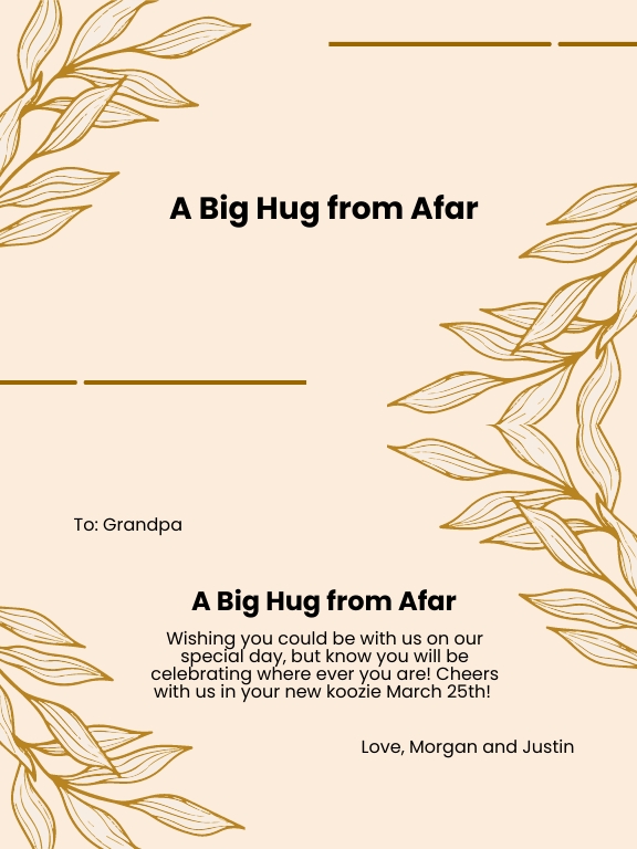 FREE Hug Card Template - Download in Word, Google Docs, PDF ...