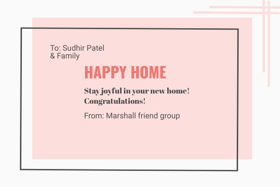 FREE New Home Card Template - Download in Word, Google Docs ...