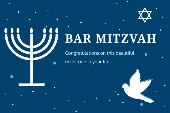 FREE Bar Mitzvah Card Template - Download in Word, Google Docs, PDF ...