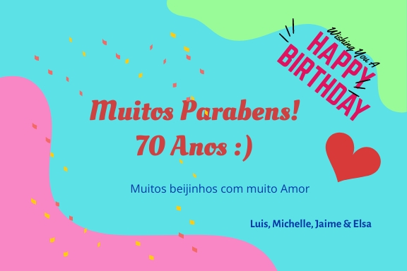 FREE 70th Birthday Card Template - Download in Word, Google Docs, PDF ...