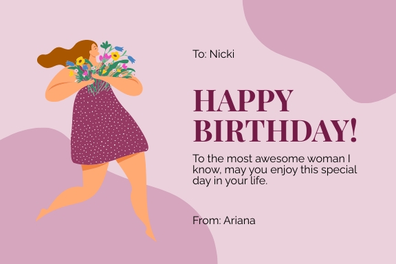 FREE Best Friend Birthday Card Template - Download in Word, Google Docs ...