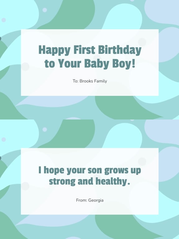 happy 1st birthday boy wishes