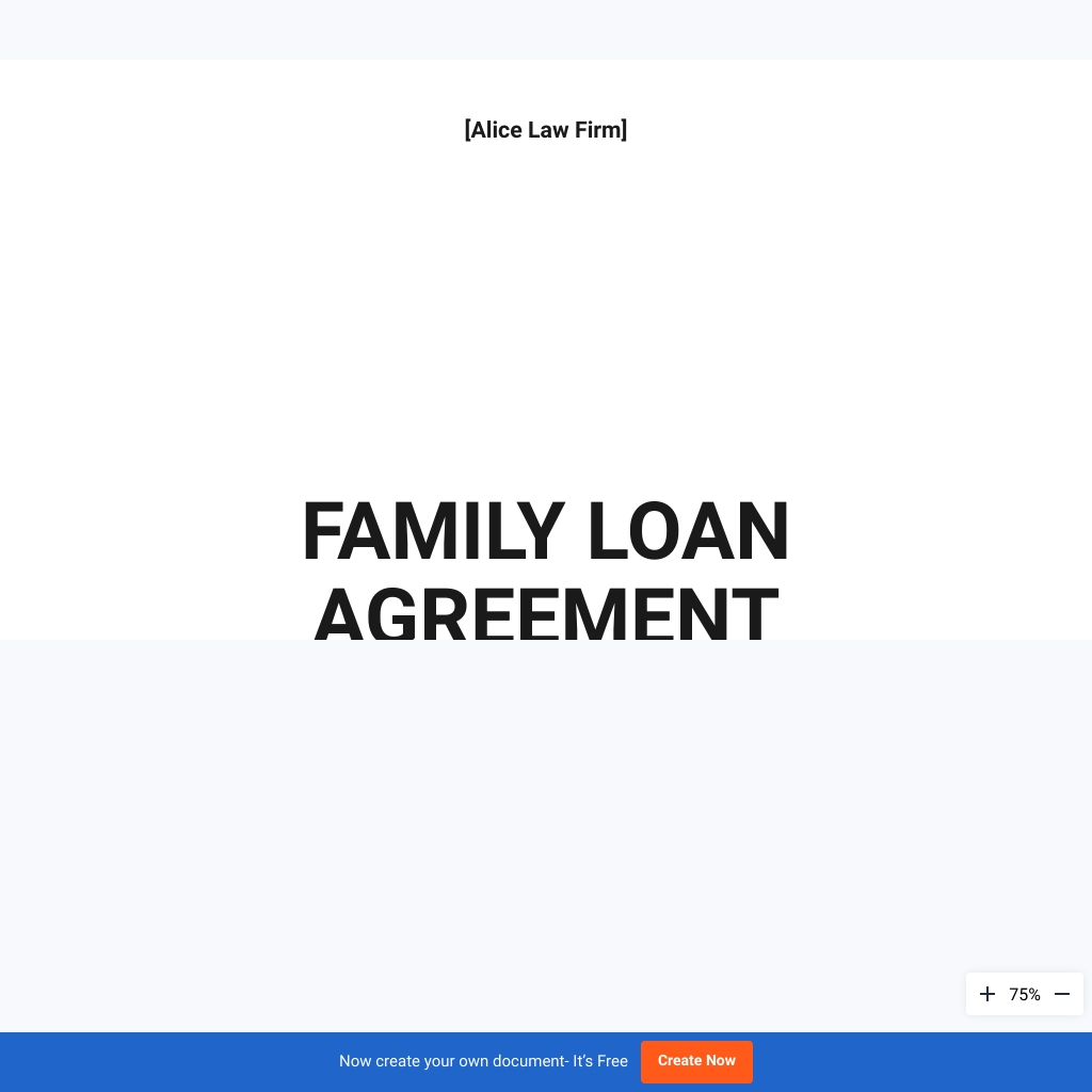 FREE Family Agreement Template Download in Word, Google Docs, PDF