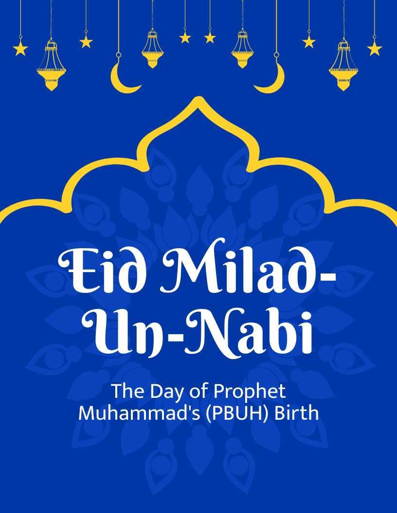 FREE Milad Un Nabi Flyer Template Download in Word, Google Docs