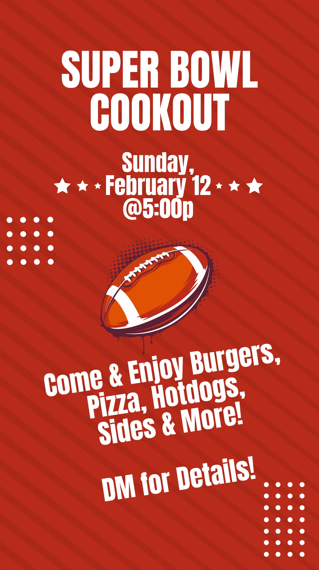 Free Super Bowl Watch Party Flyer Template - Download in Word