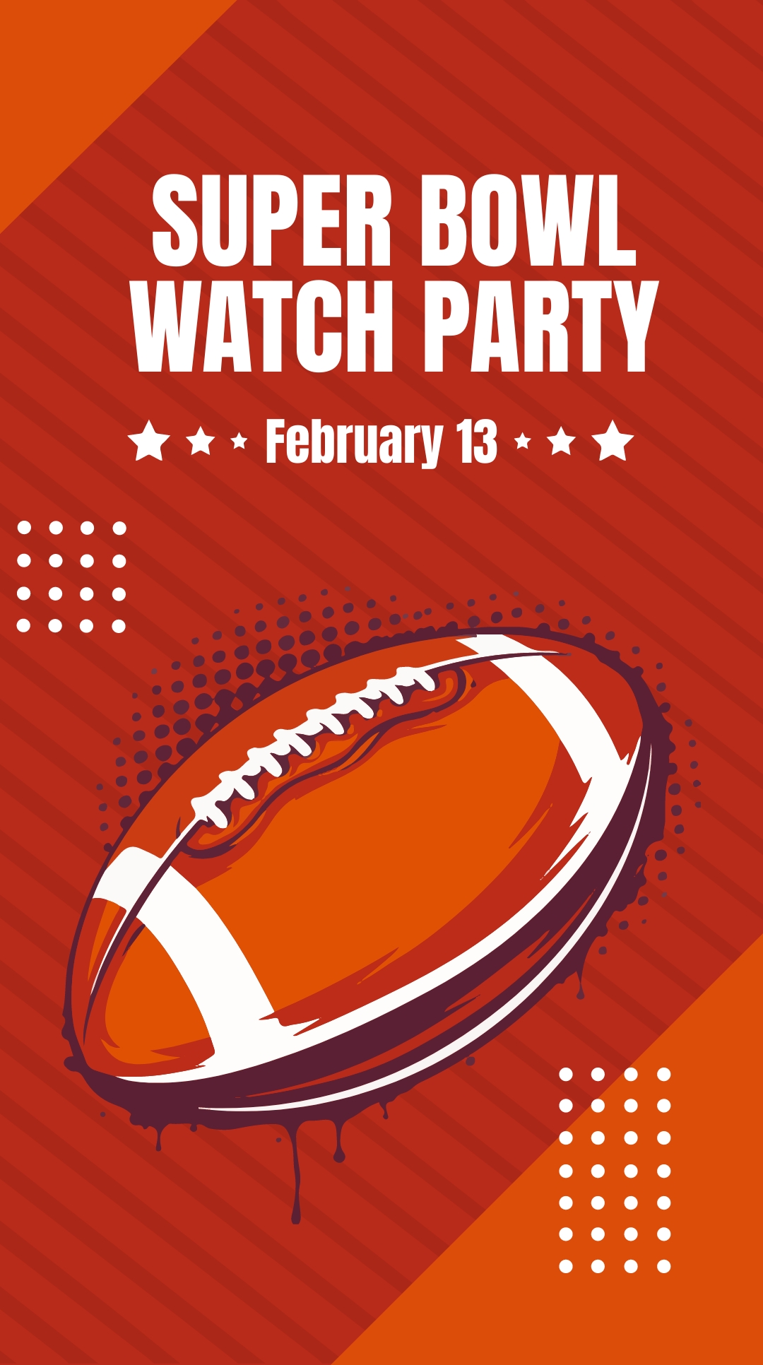 Super Bowl party MASTER Template