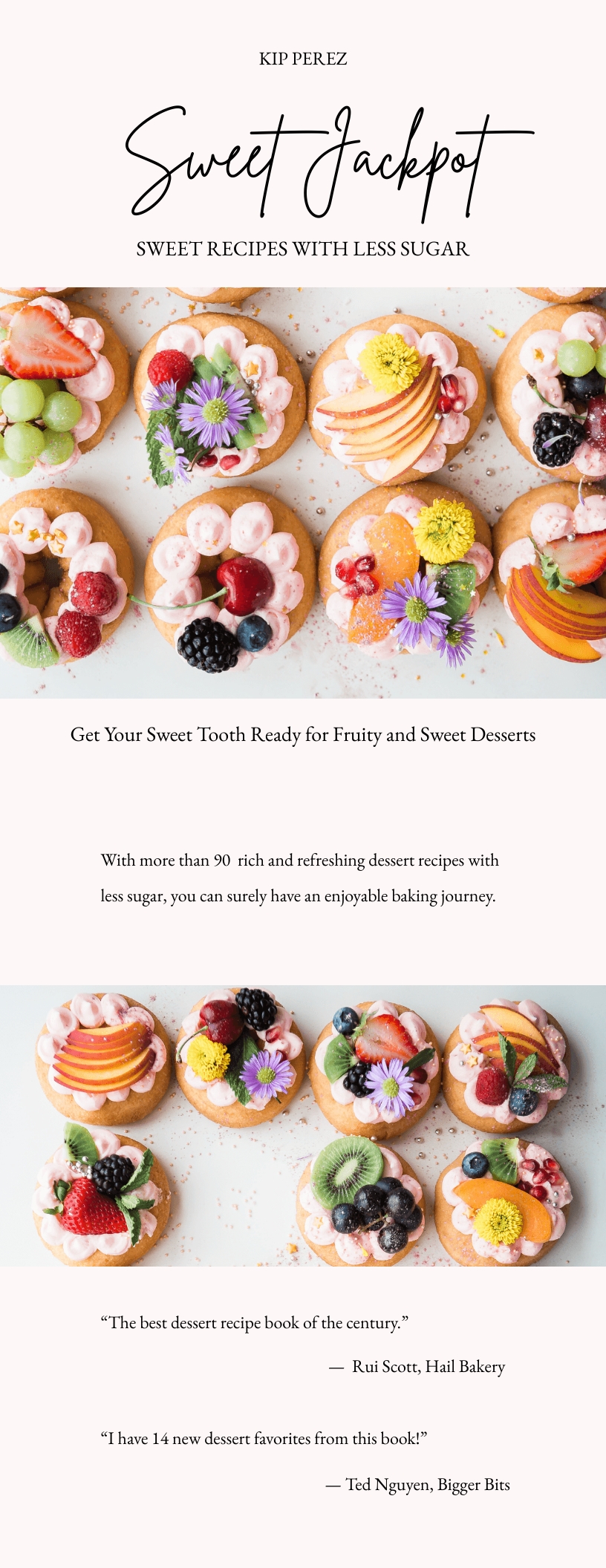 Free Dessert Cookbook Cover Template