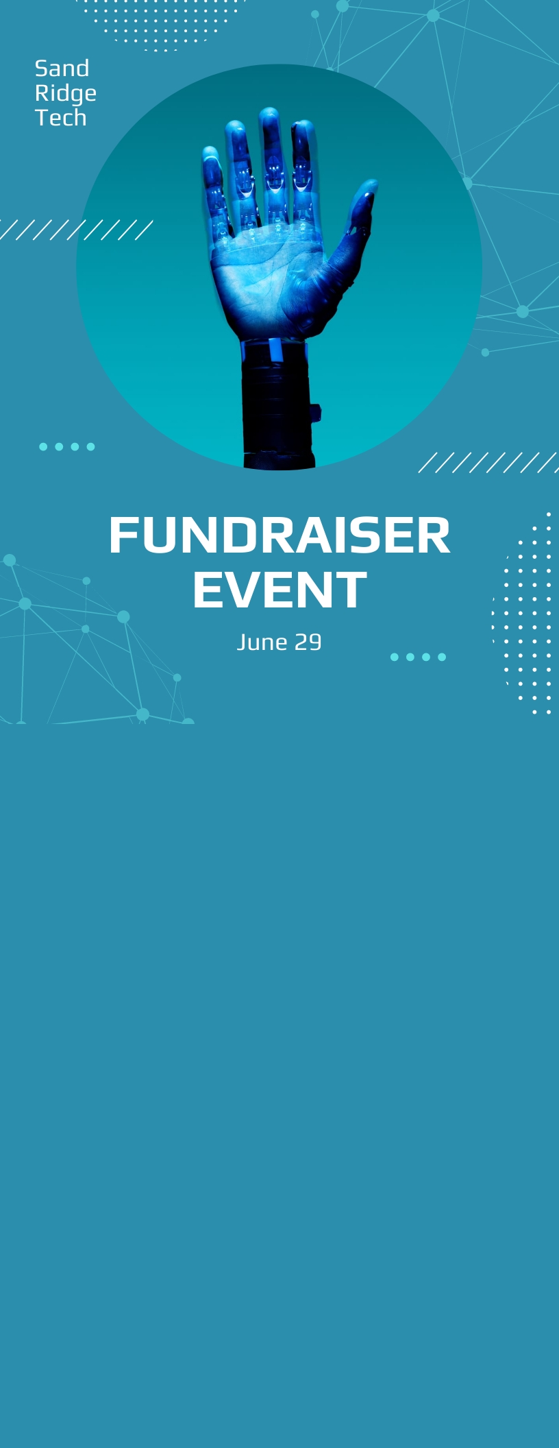 Startup Fundraiser Event Flyer Template