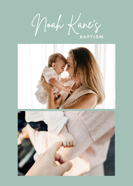 Baptism Photo Booth Template
