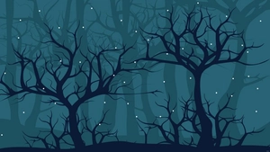 Dark Winter Background