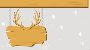 Rustic Winter Background