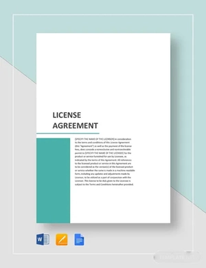 Simple License Agreement Template
