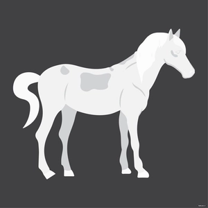 White Horse clipart