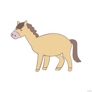 Cute Horse clipart