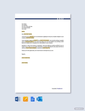 Graphic Designer Resume Cover Letter
