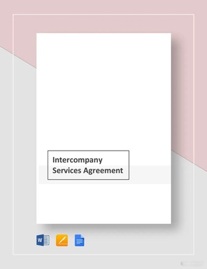Inter-Company Services Agreement Template
