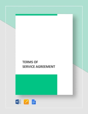 Terms of Service Agreement Template