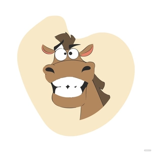 Funny Horse clipart
