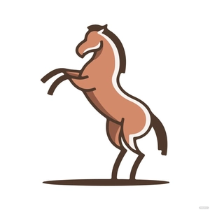 Modern Horse clipart