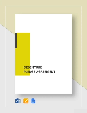 Sample Debenture Pledge Agreement Template