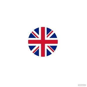 United Kingdom Flag Logo Clipart