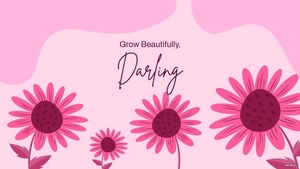 Pink Sunflower Wallpaper
