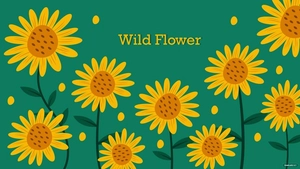 Sunflower Art Wallpaper