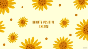 Sunflower Pattern Wallpaper