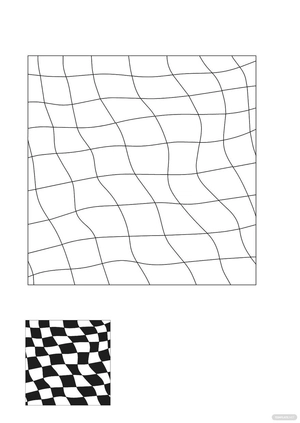 Checkered Flag Background Coloring Page