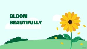One Sunflower Wallpaper