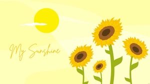 Sunny Sunflower Wallpaper