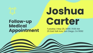 Modern Appointment Card