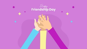 Friendship Day Banner Background