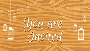 Wood Invitation Background