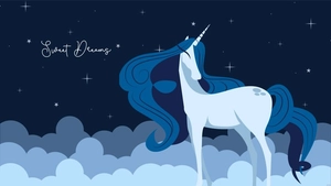 Night Unicorn Wallpaper